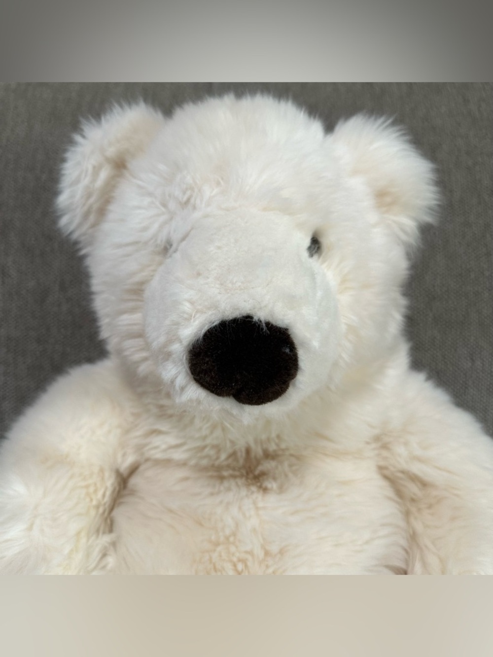Creamsicle Russ Berrie stuffed polar bear plush cuddle collectible - Picture 2 of 7
